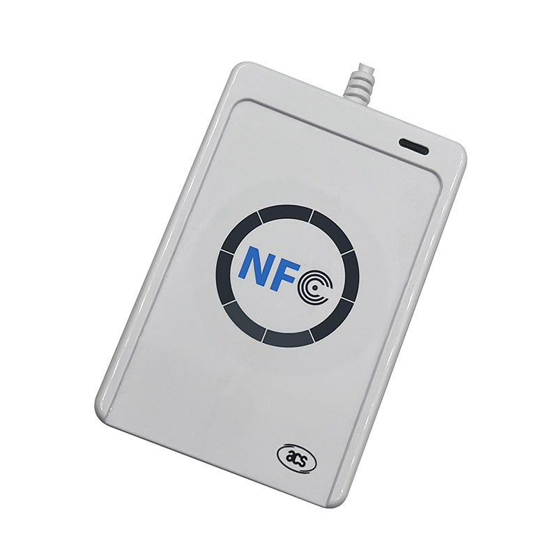 पोर्टेबल ACR122U 13.56Mhz ISO14443 USB पोर्ट NFC चिप रिडर लेखक स्मार्ट कार्ड रिडर